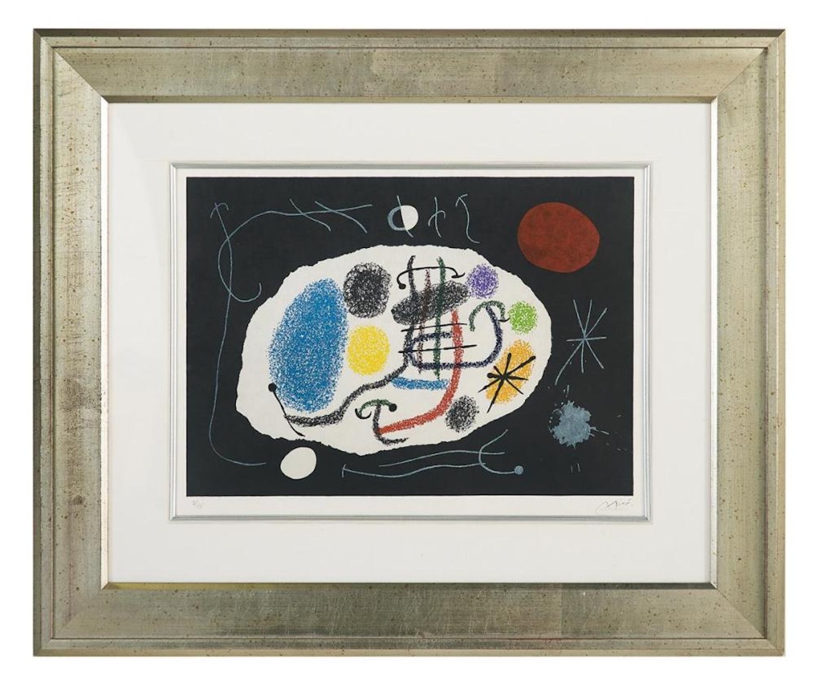 "Plate 6", from Le Lezard aux Plumes d"Or by Joan Miró