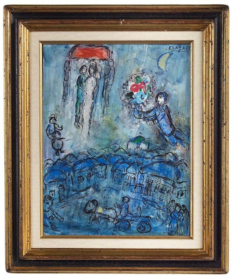 "Les Maries dans le Ciel" by Marc Chagall