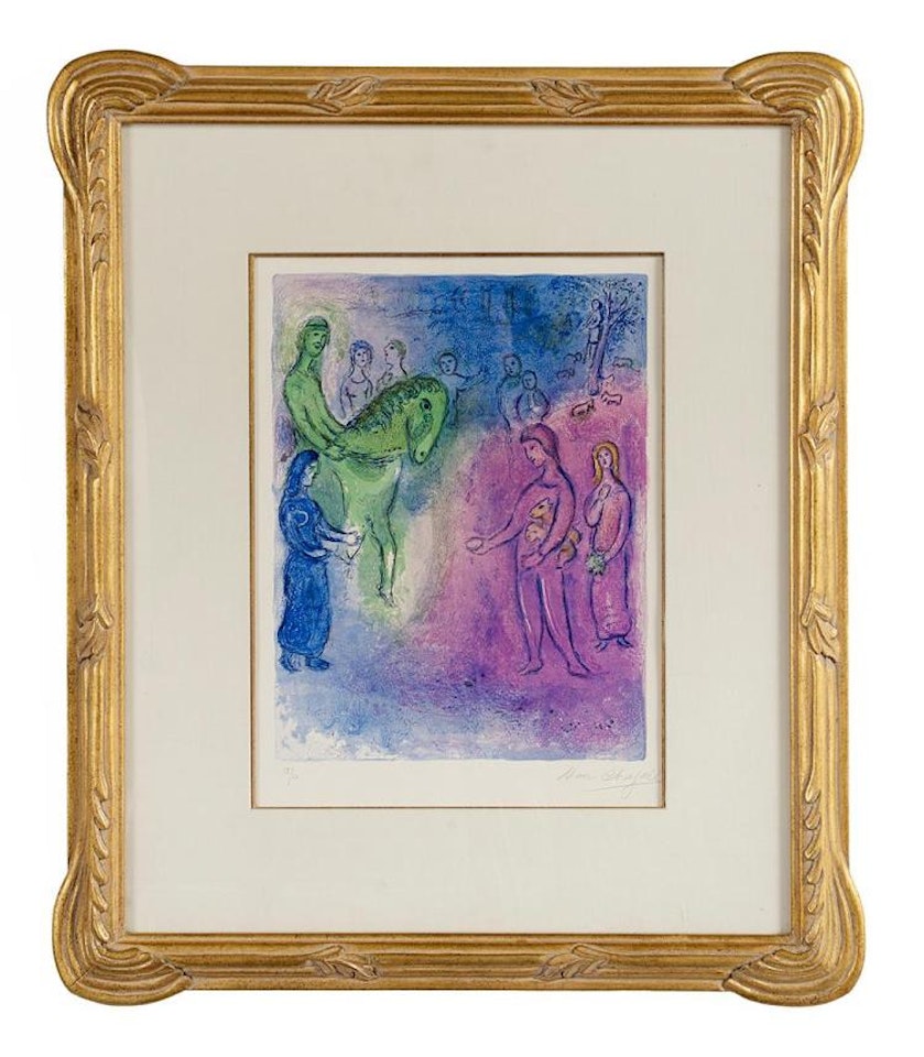 "Arrival of Dionysophanes" from Daphnis and Chloe by Marc Chagall