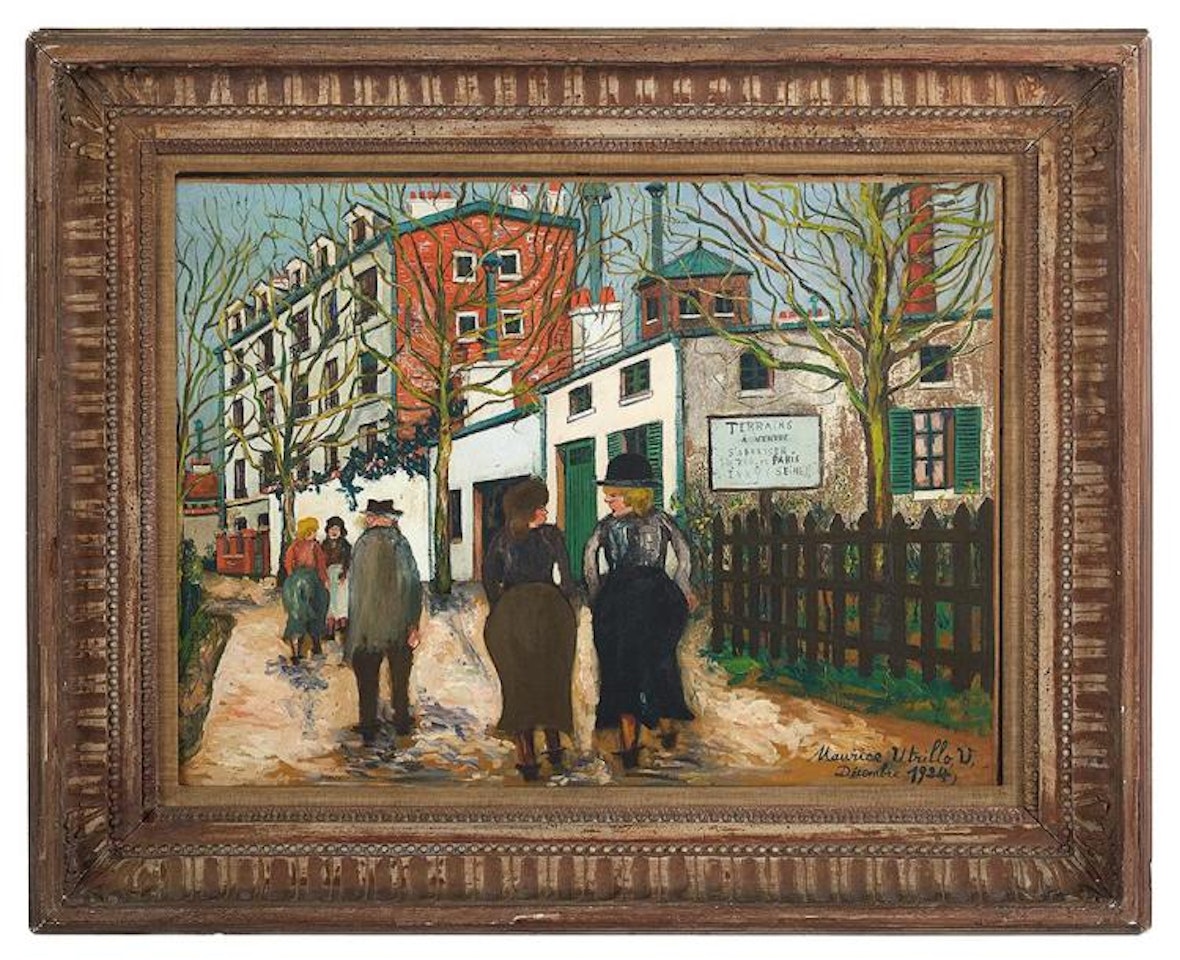 "Rue a Ivry" by Maurice Utrillo