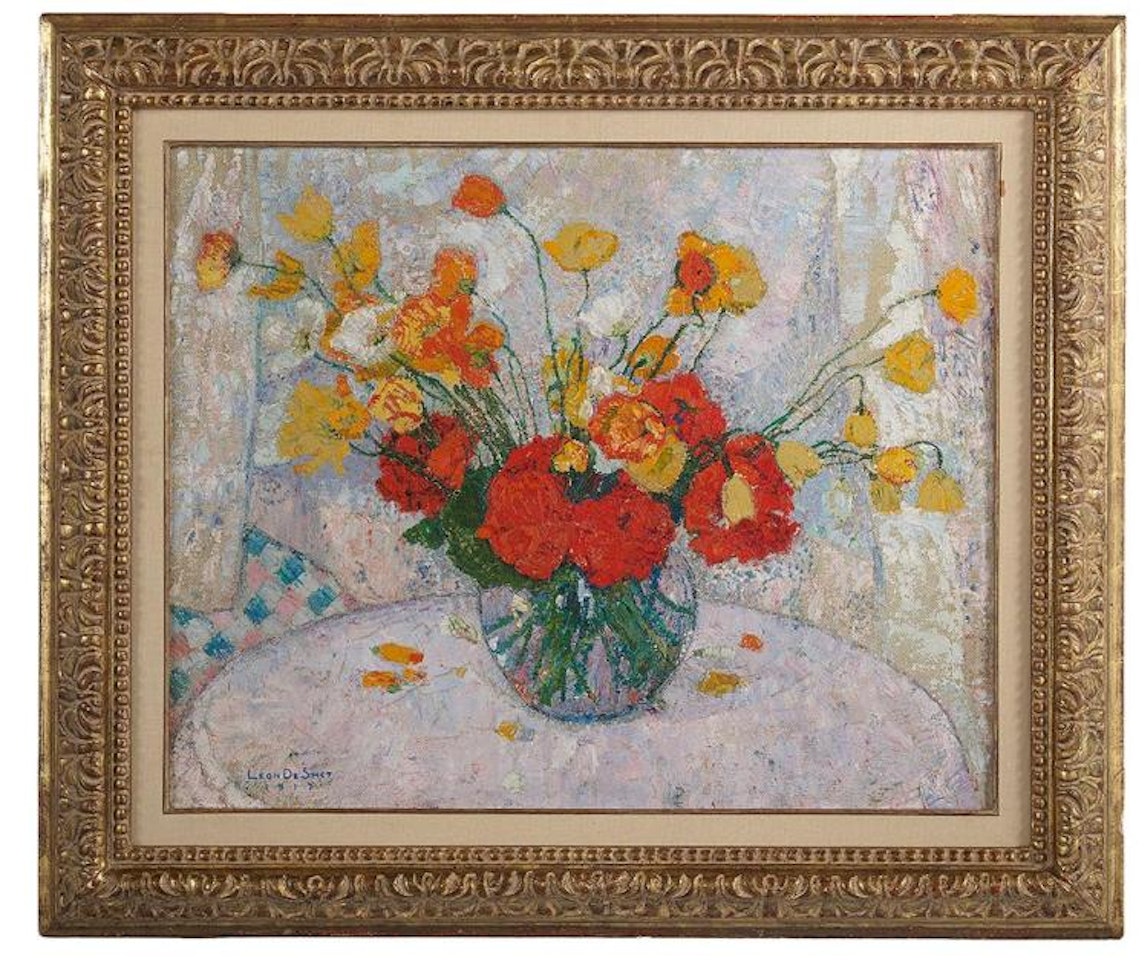 "Bouquet de Fleurs" by Leon de Smet