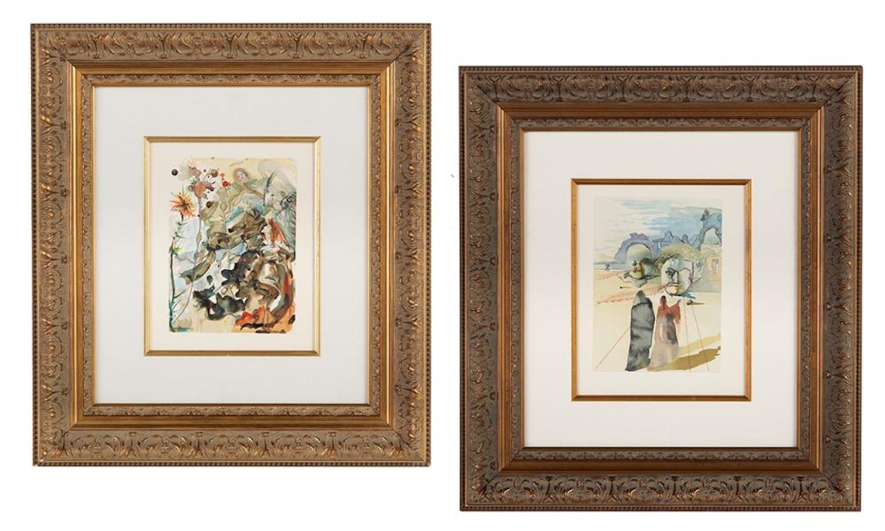 Two Cantos from the Divine Comedy Series; "Avarice and Prodigality" by Salvador Dali