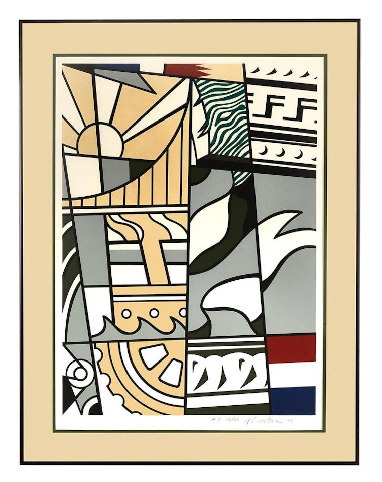 "Bicentennial Print" from America: The Third Century by Roy Lichtenstein