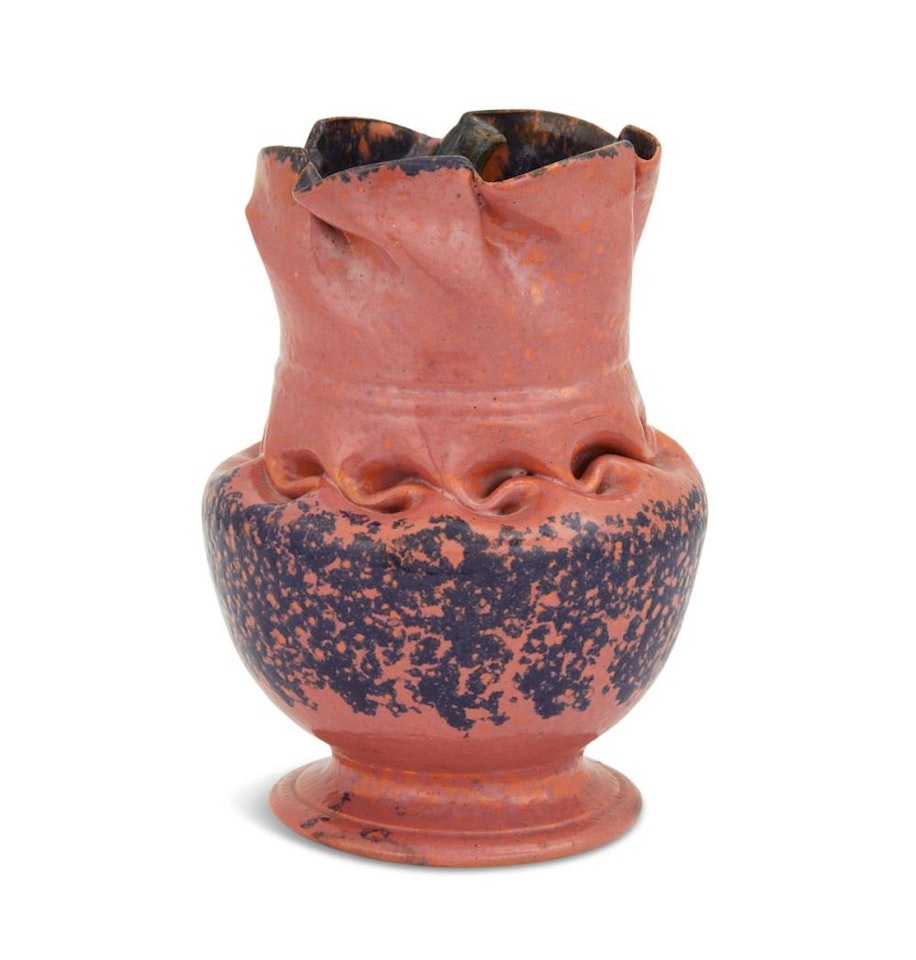 Footed Vase by George E. Ohr
