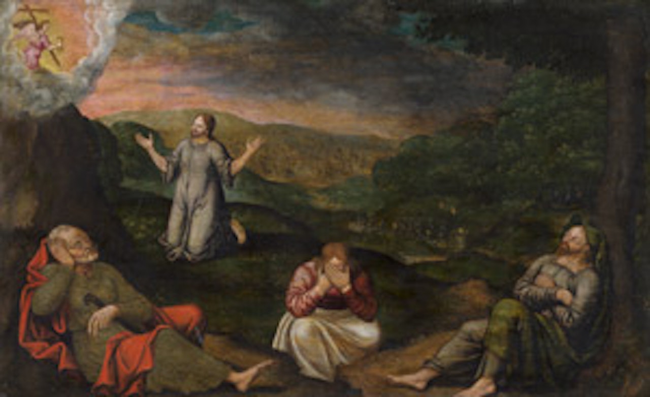 Christ on the Mount of Olives by Dutch School