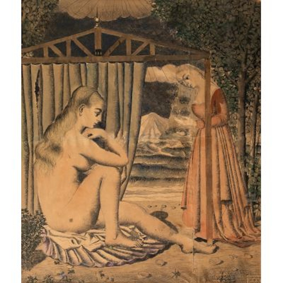 "L"annonce faite à Marie" by Paul Delvaux