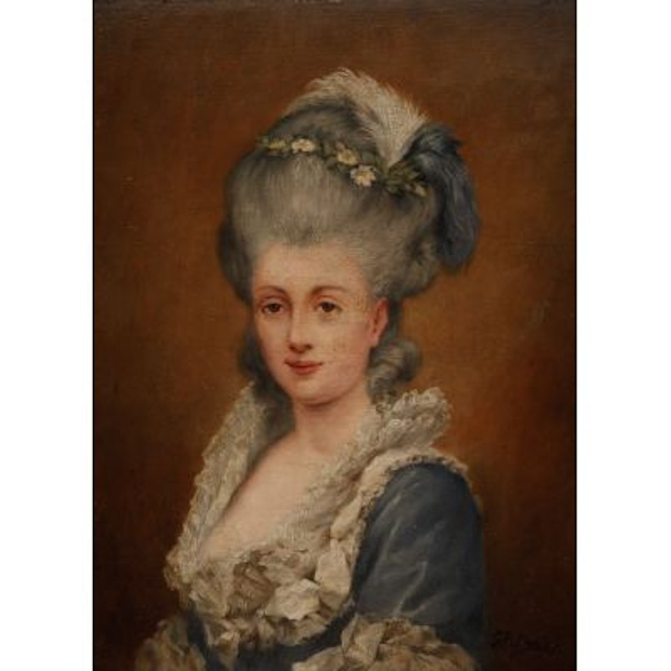 Portrait of a lady by Jean-Baptiste Greuze