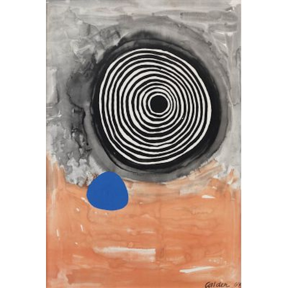 "Maelstrom with blue" by Alexander Calder