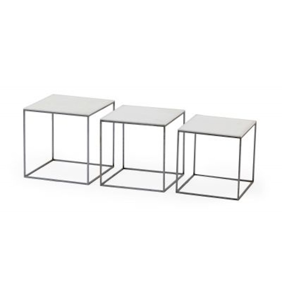 Three Gigogne tables by Poul Kjaerholm