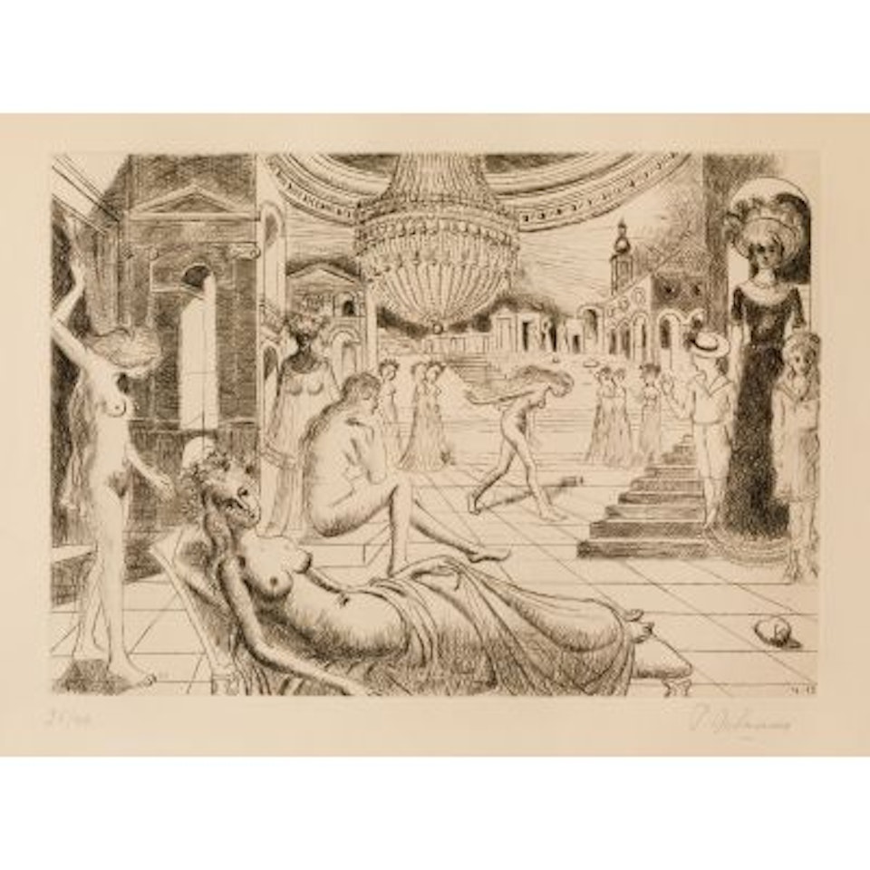 "Coup de Théatre" by Paul Delvaux