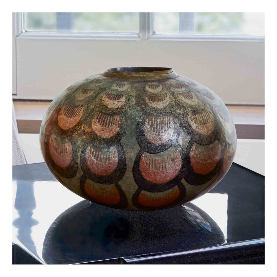 Vase by Jean Dunand