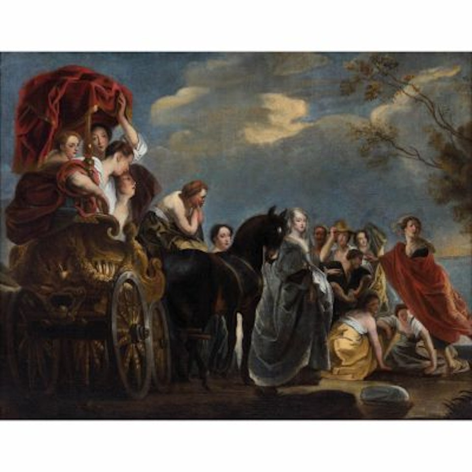 Nausicaa and her servants in the garden of Alcinous by Jacob Jordaens