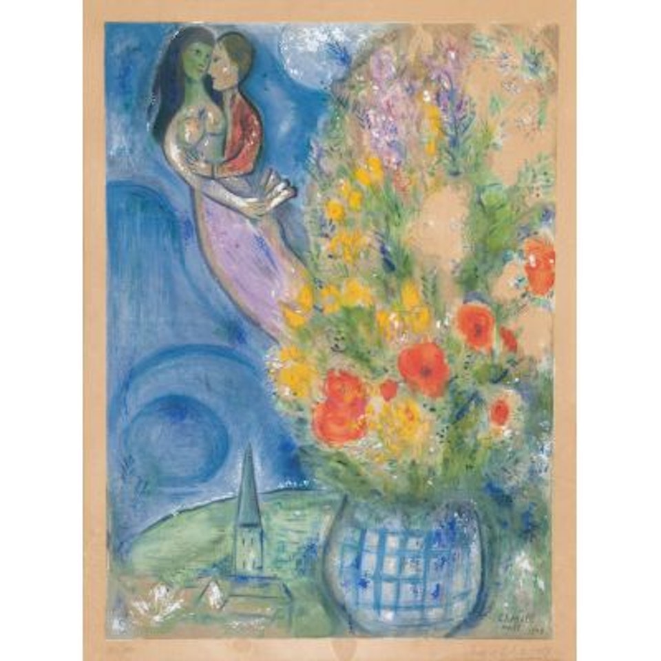 "Les cocquelicots" by Marc Chagall