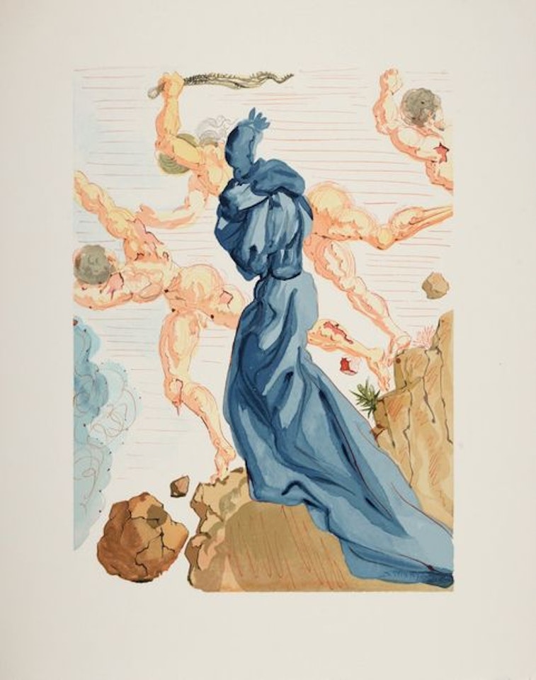 Les margelles du Phlégéton by Salvador Dali