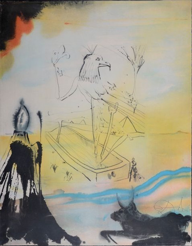 Enlightenment of Horus by Salvador Dali