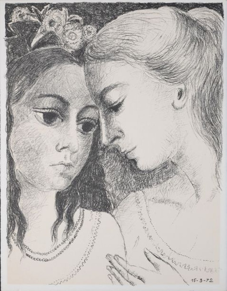 Confidences by Paul Delvaux