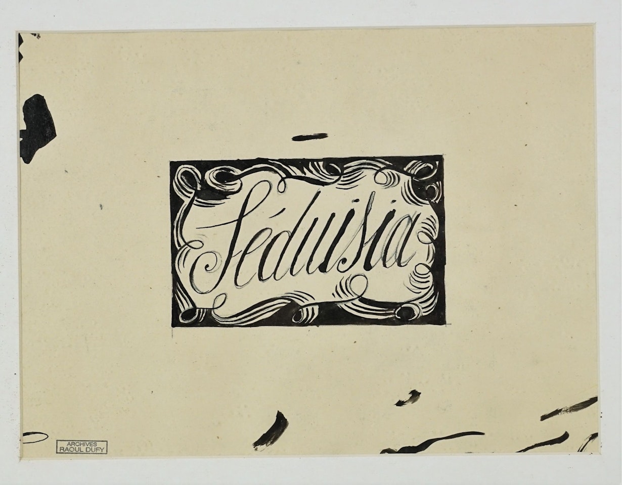 Séduisia, projet de publicité by Raoul Dufy