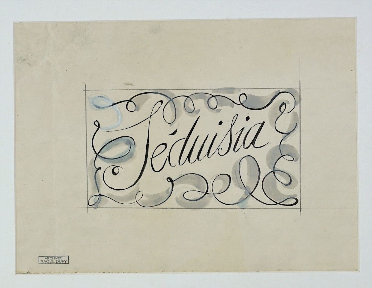 Séduisia, projet de publicité by Raoul Dufy