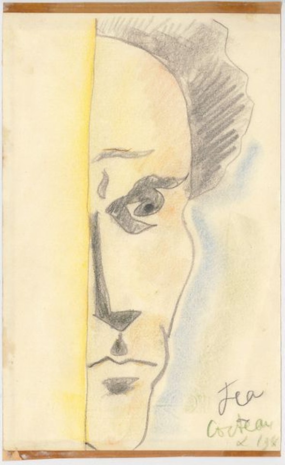 Self-portrait by Jean Cocteau