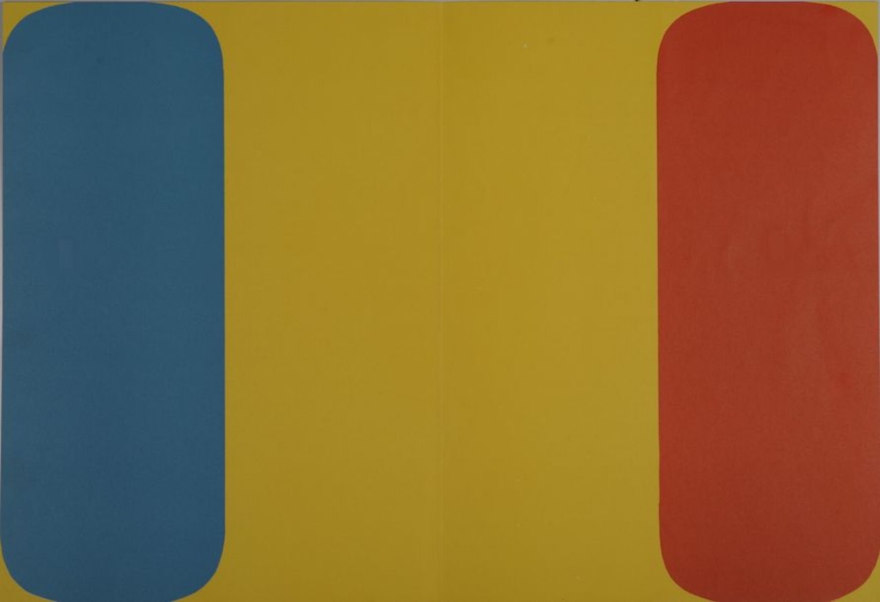 Abstract composition by Ellsworth Kelly