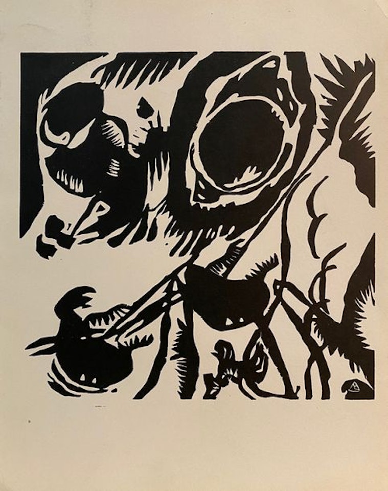 Motif aus Improvisation 25: The Garden of Love by Wassily Kandinsky