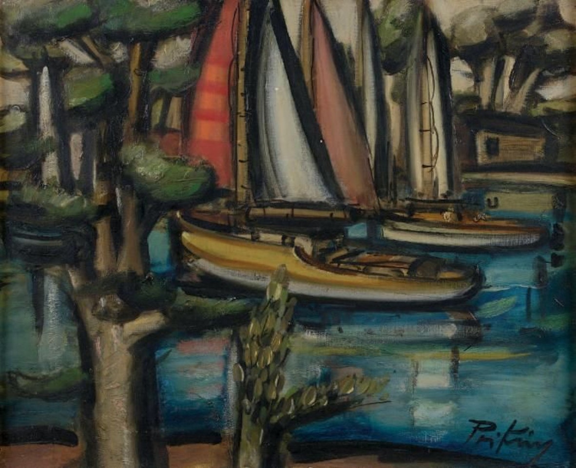 Barques, sails deployed by Franz Priking