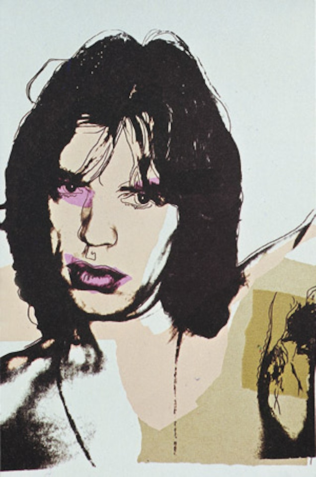 Mick Jagger by Andy Warhol