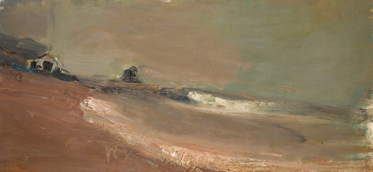 Grey Beach and Sky by Joan Eardley