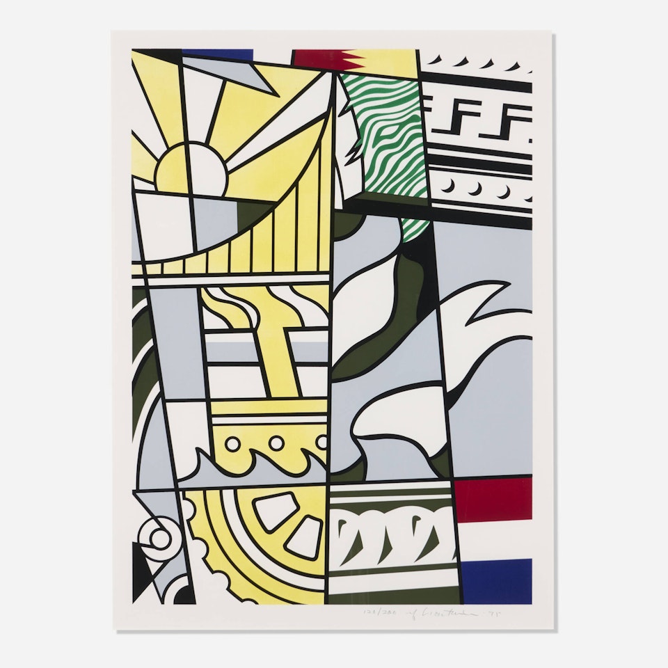 Bicentennial Print (from the America: The Third Century portfolio) by Roy Lichtenstein