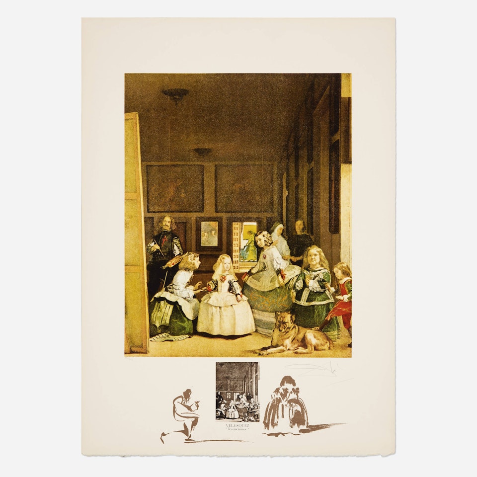 Velázquez - Les ménines (from the Changes in Great Masterpieces portfolio) by Salvador Dali