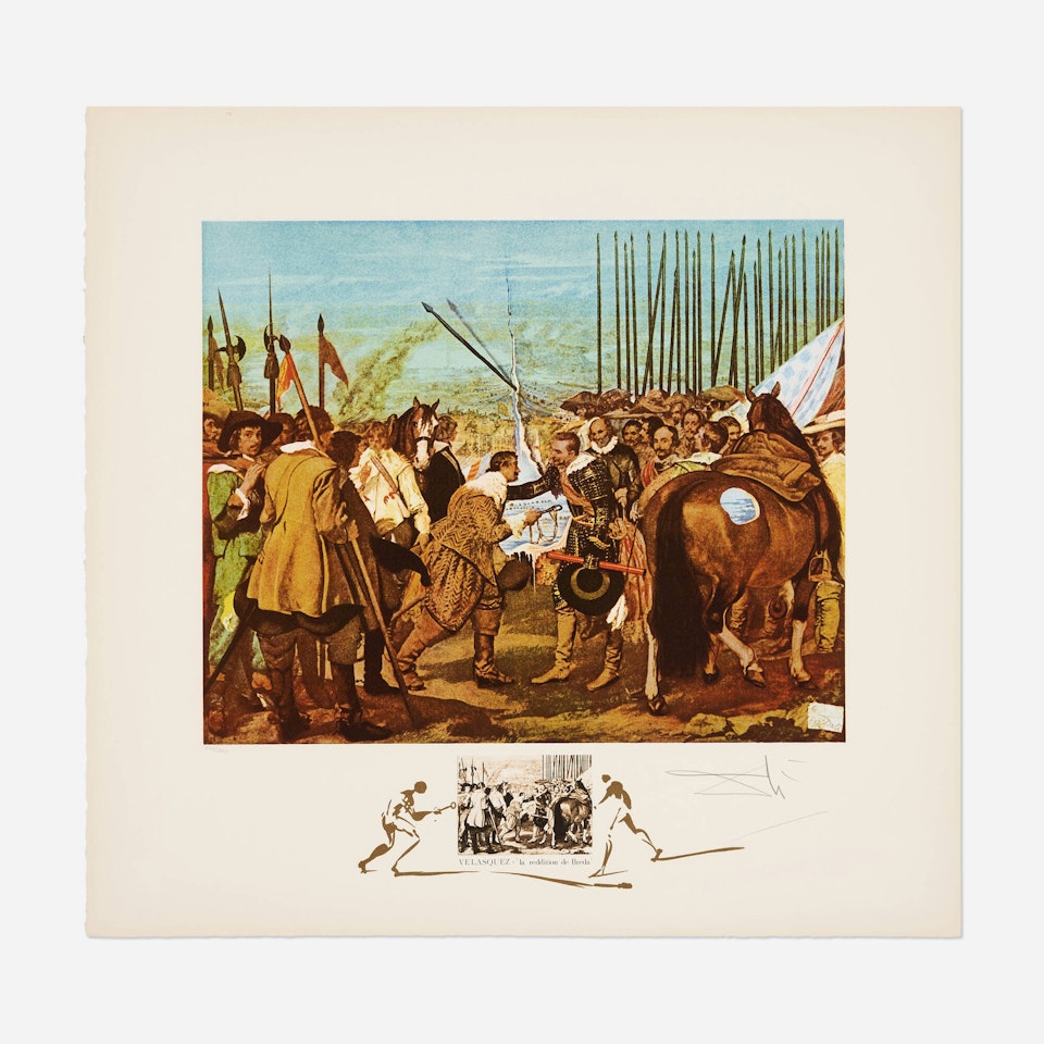 Velázquez - La reddition de Breda (from the Changes in Great Masterpieces portfolio) by Salvador Dali