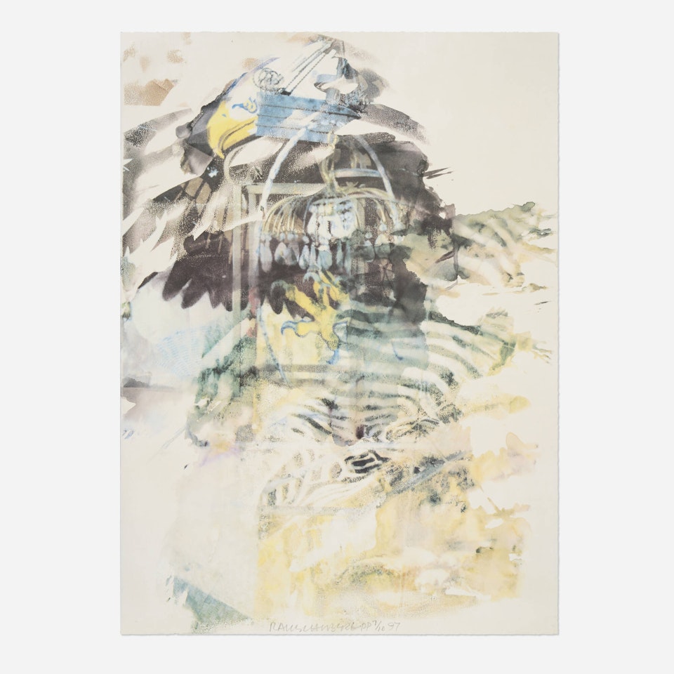Caucus (from the Leo Castelli 90th Birthday portfolio) by Robert Rauschenberg