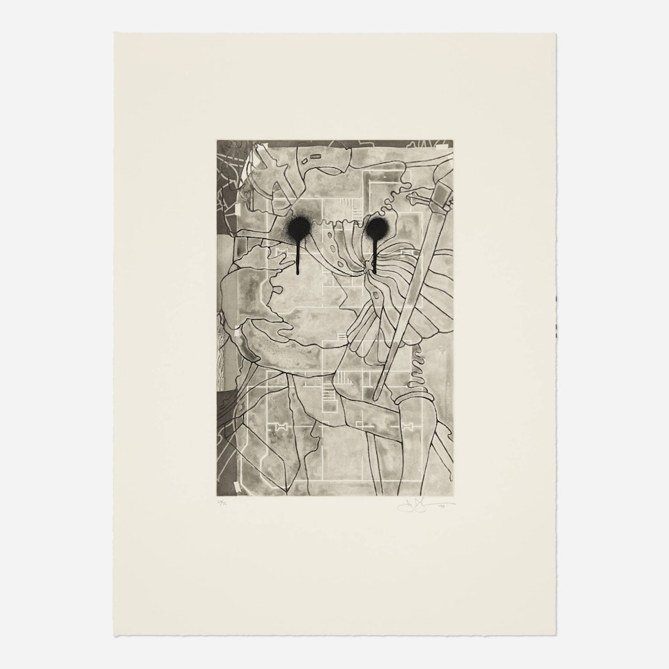 Untitled (from The Geldzahler portfolio) by Jasper Johns