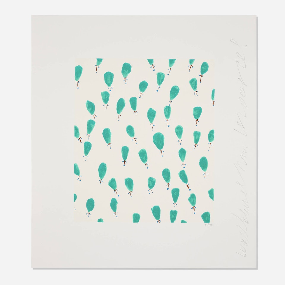 Wallflower 4 (from the Wallflowers series) by Donald Sultan