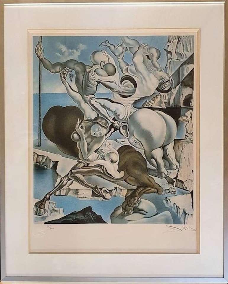 Family of marsupial centaurs by Salvador Dali