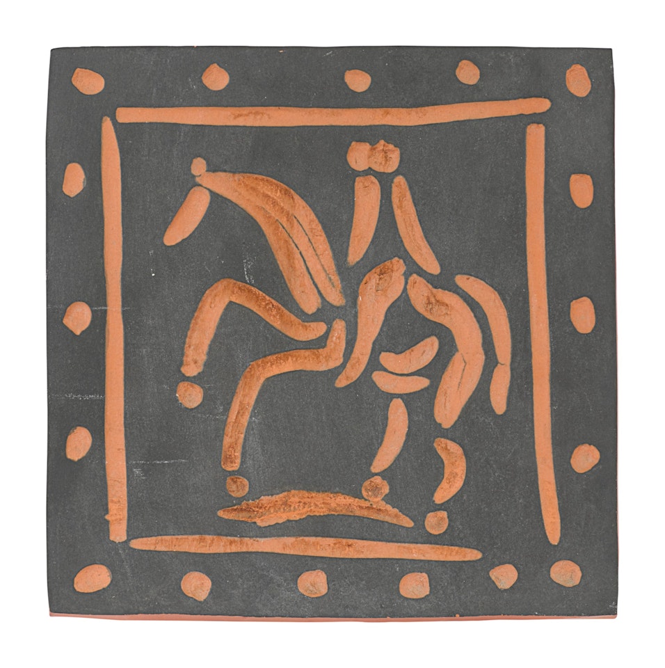 CAVALIER ET CHEVAL (A. R. 593) by Pablo Picasso