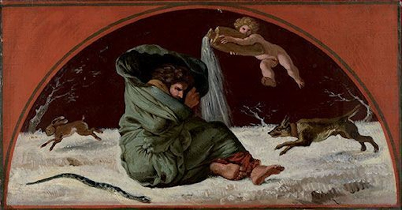 The four seasons by Eugene Delacroix