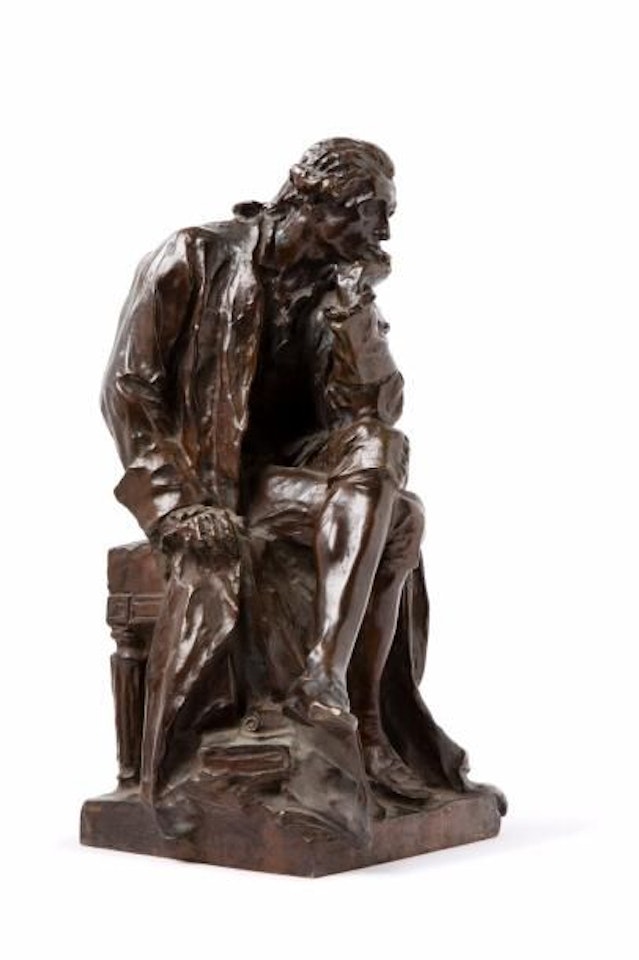 The thinker by Aime Jules Dalou