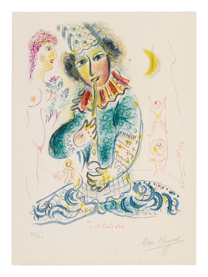 THE CIRCUS: ONE PLATE (MOURLOT 527; SEE CRAMER BOOKS 68) by Marc Chagall
