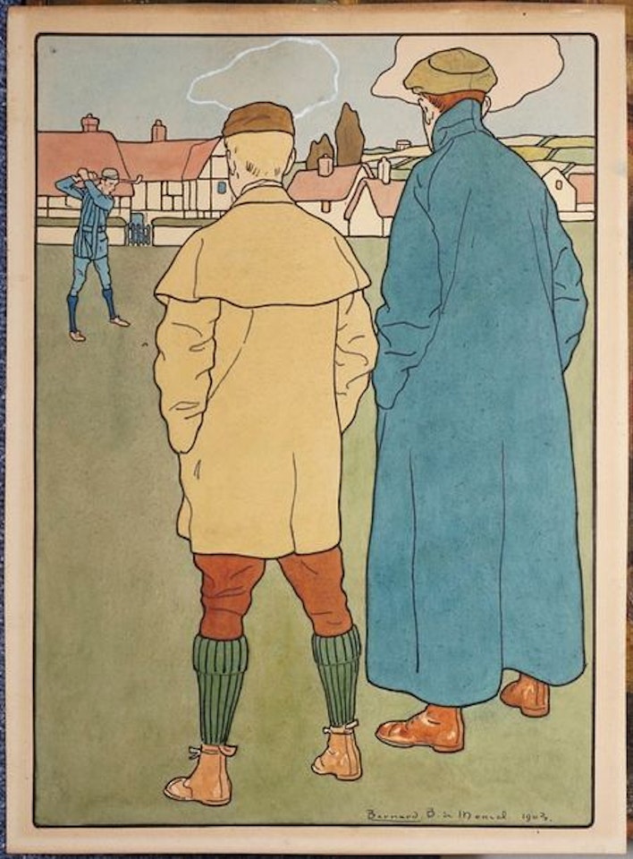 At the golf course by Bernard Boutet de Monvel