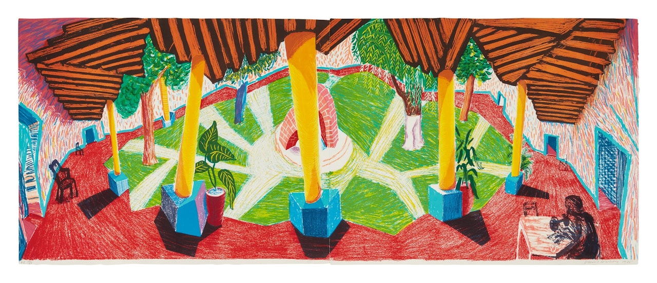 HOTEL ACATLÁN: TWO WEEKS LATER (MUSEUM OF CONTEMPORARY ART, TOKYO 271) by David Hockney