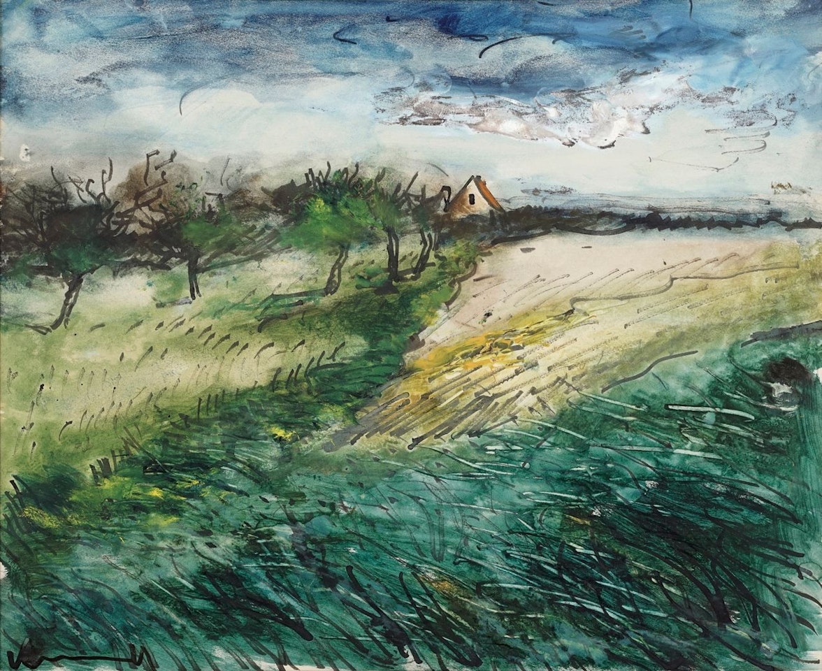 Field and orchard by Maurice de Vlaminck