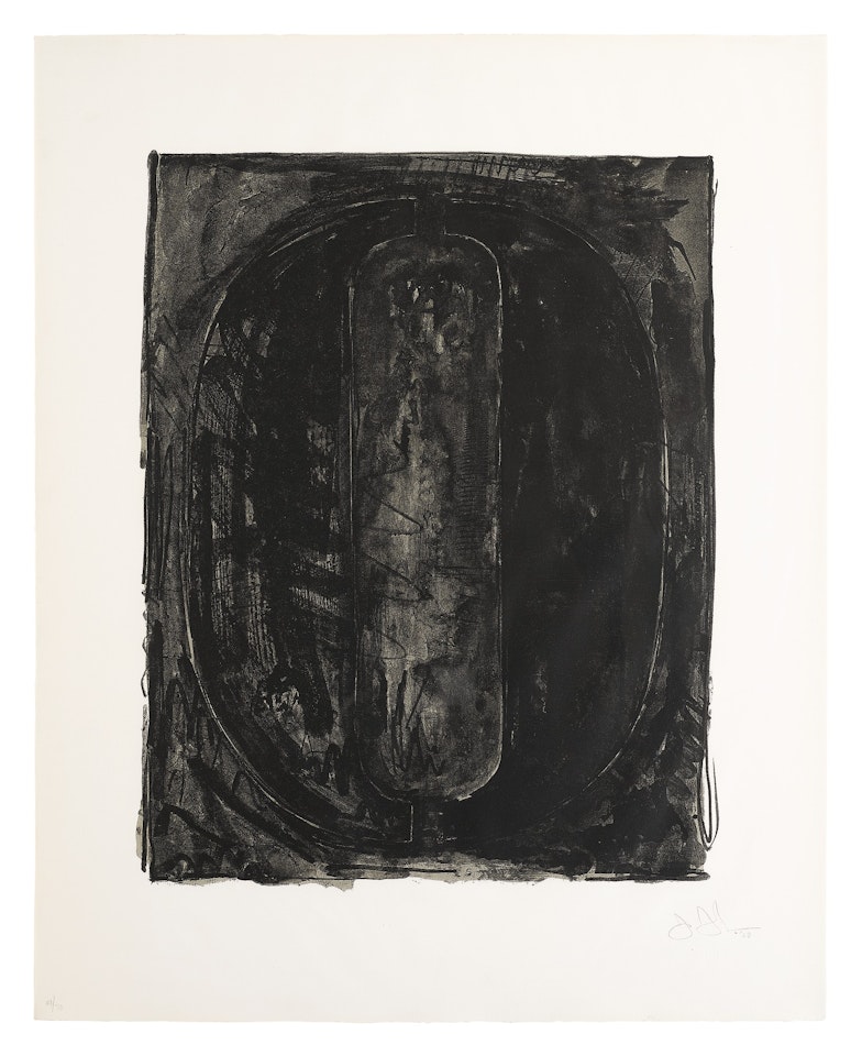 FIGURE 0 (ULAE 44) by Jasper Johns