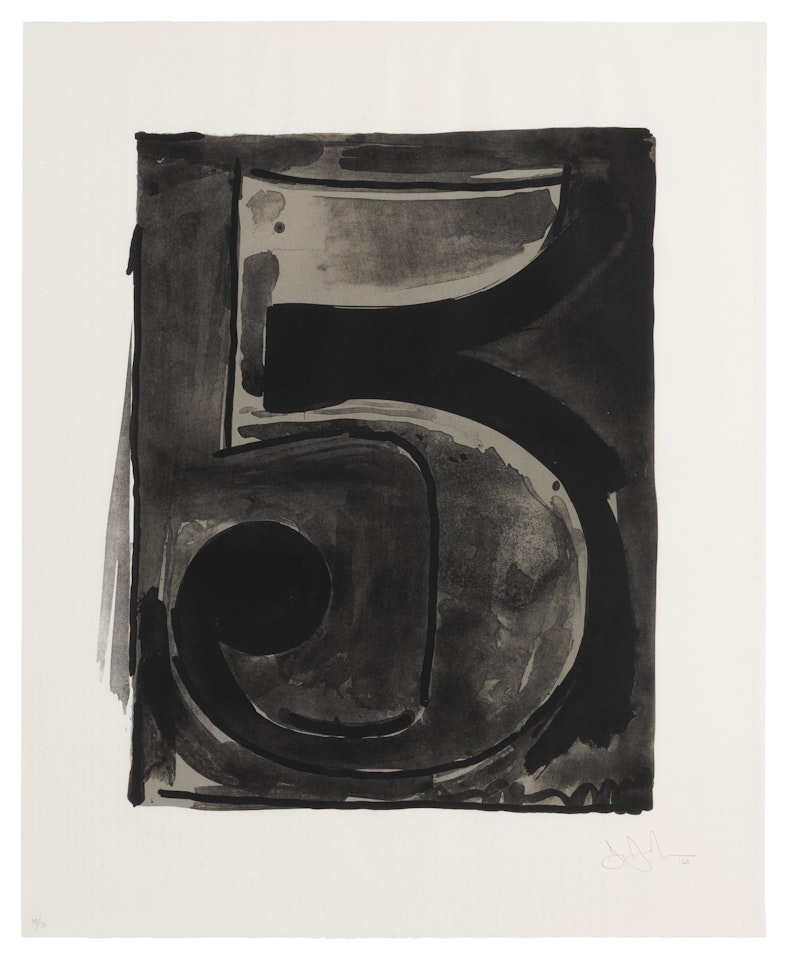FIGURE 5 (ULAE 49) by Jasper Johns