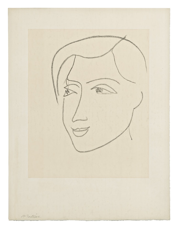 L.D. DE TROIS-QUARTS (DUTHUIT 581) by Henri Matisse