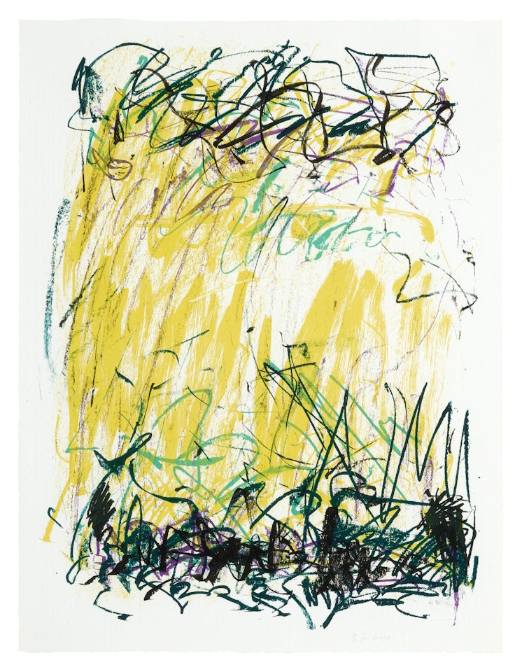 SIDES OF A RIVER II by Joan Mitchell