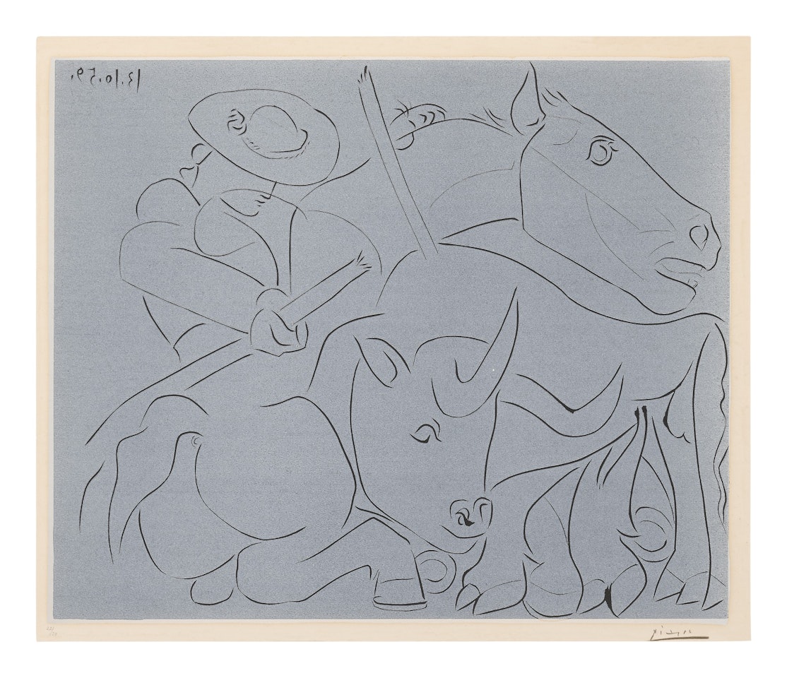 LA PIQUE CASSÉE (BLOCH 921; BAER 1244) by Pablo Picasso