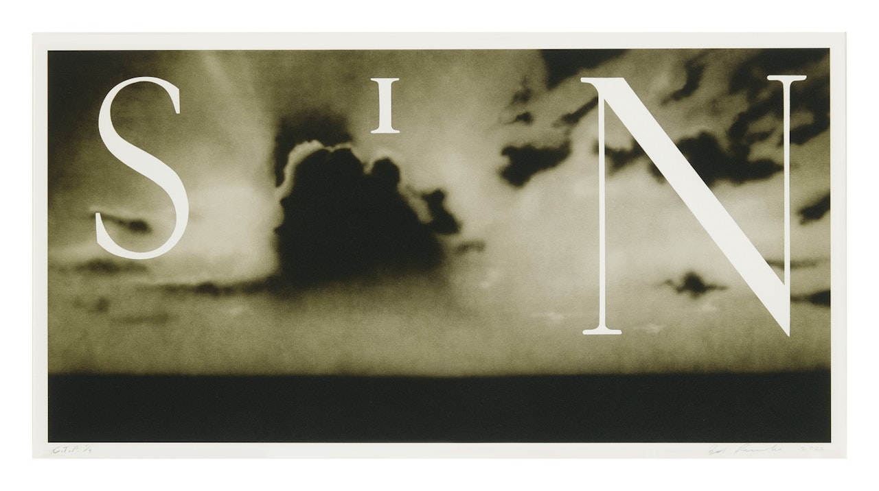SIN-WITHOUT by Ed Ruscha