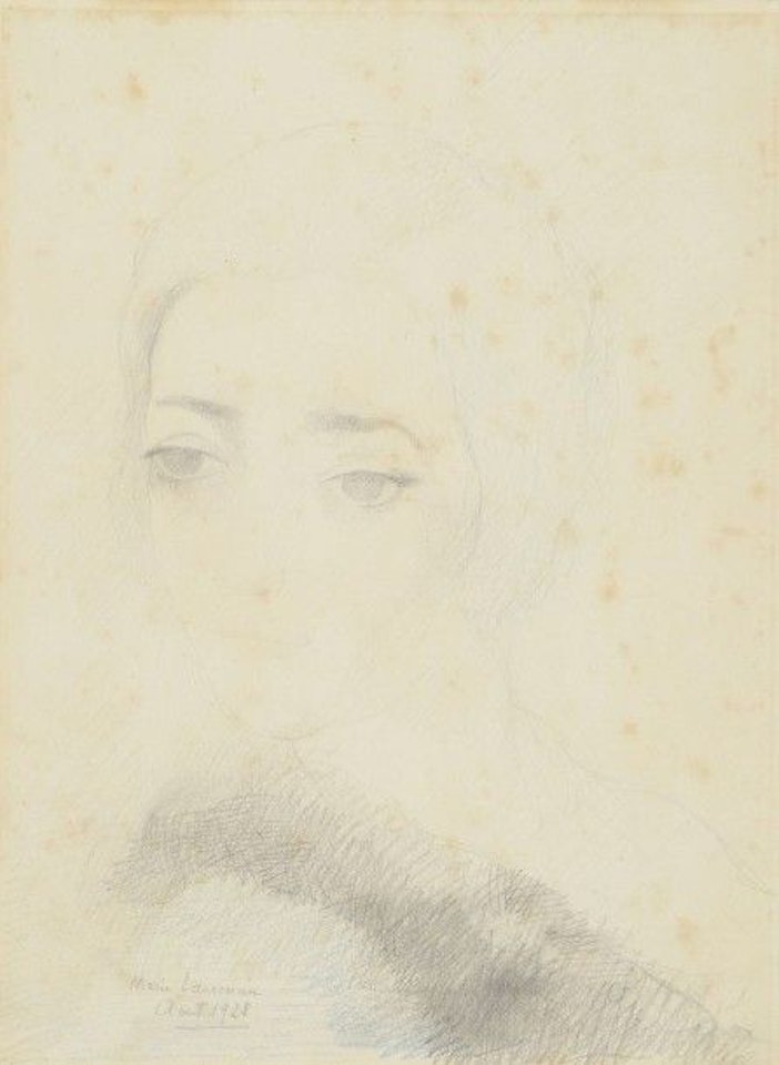 Portrait of a woman, August 1928 by Marie Laurencin