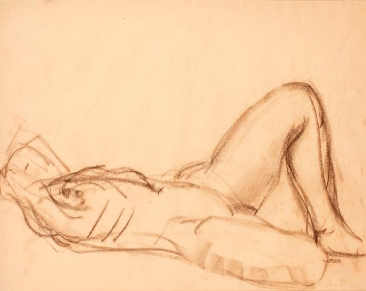 Reclining female nude by Louise Bourgeois
